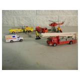 ORIGINAL! - VINTAGE 1997 Mattel URBAN RESCUE SERIES 1 & MICRO MACHINES with FIGURES - GREAT SET! - NICE! - SEE PICTURES!
