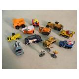 ORIGINAL! - VINTAGE CONSTRUCTION MICRO MACHINES with FIGURES - GREAT SET! - NICE! - SEE PICTURES!