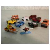 ORIGINAL! - VINTAGE RESCUE / EMERGENCY MICRO MACHINES with FIGURES - GREAT SET! - NICE! - SEE PICTURES!