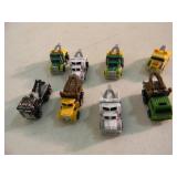 8 - ORIGINAL! - VINTAGE MICRO MACHINES TOW TRUCK COLLECTION - GREAT SET! - NICE! - SEE PICTURES!