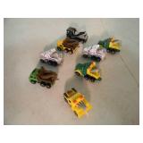 8 - ORIGINAL! - VINTAGE MICRO MACHINES TOW TRUCK COLLECTION - GREAT SET! - NICE! - SEE PICTURES!