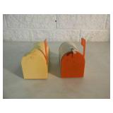 VINTAGE CASE IH METAL SALESMAN SAMPLE MAILBOXES - AWESOME PIECES! - NICE! - SEE PICTURES!