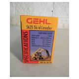 NEW OLD STOCK! - VINTAGE GEHL 1/25 SCALE DIE-CAST 5635 DXT TURBO SKID LOADER - IN BOX! - AWESOME PIECE!!!!! - NICE! - SEE PICTURES!
