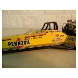 VINTAGE 1998 ACTION Eddie Hill Pennzoil NHRA Top Fuel Dragster 1:24 Scale 1/3500 Made - AWESOME PIECES! - NICE! - SEE PICTURES!