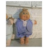 2 ORIGINAL VINTAGE CABBAGE PATCH KIDS - COOL OLD SCHOOL PIECES! - NICE! - SEE PICTURES!