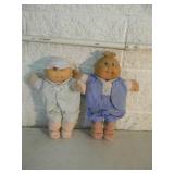 2 ORIGINAL VINTAGE CABBAGE PATCH KIDS - COOL OLD SCHOOL PIECES! - NICE! - SEE PICTURES!