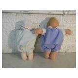 2 ORIGINAL VINTAGE CABBAGE PATCH KIDS - COOL OLD SCHOOL PIECES! - NICE! - SEE PICTURES!