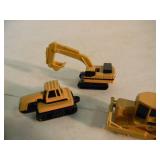 ORIGINAL! - 6 ERTL DIE-CAST CONSTRUCTION MICRO MACHINES - GREAT SET! - NICE! - SEE PICTURES!
