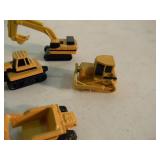 ORIGINAL! - 6 ERTL DIE-CAST CONSTRUCTION MICRO MACHINES - GREAT SET! - NICE! - SEE PICTURES!