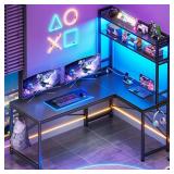 SEDETA L Shaped Gaming Desk, Reversible 45.3