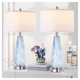 Partphoner Modern Table Lamp Set of 2 Touch Control, 27"