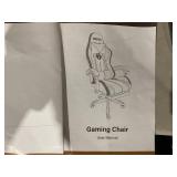 Hoffree Gaming Chair with Speakers and RGB LED Lights Ergonomic Massage Gamer Chair