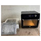 Restored Paris Rhone PE-AF006-WM-BLACK 24 in 1 Large Air Fryer