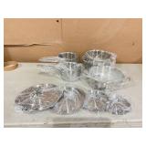 Cookware Set,vigor 8-Piece Stainless Steel