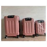 3PCS Zimtown Spinner Suitcase Luggage Set