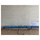 Sunnydaze Double Quilted Fabric Hammock with 12-Foot Stand and Pillow