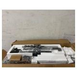BLACK L-Shaped Electric Height Adjustable Standing Desk, Stand Up Rising Table for Home Office with Splice Board