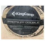 LOT OF 2 KingCamp Self Inflating Sleeping Pad for Camping Ultra Thick Double Single Foam Mattress High R Value Camping Air Pad Mat