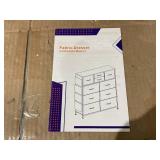 GIKPAL 10 Drawer Dresser, Chest of Drawers for Bedroom with Side Pockets and Hooks