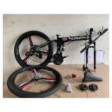 Ktaxon Foldable Mountain Bike 26" Bike 21-Speed Bikes for Adults with Cool Design