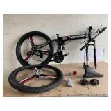 Ktaxon Foldable Mountain Bike 26" Bike 21-Speed Bikes for Adults with Cool Design