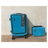 2PCS Travel Arim Carry On Luggage 22x14x9 Airline Approved, Carry On Suitcase with Wheels