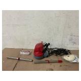Boss Cleaning Equipment B200752 Scrubber, Gloss Boss 470rpm Wire Cord Red