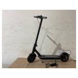 YouFs Electric Scooter - 8.5" Solid Tires, 350W Motor, Up to 19 MPH and 21 Miles Long-Range Portable Foldable