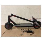 YouFs Electric Scooter - 8.5" Solid Tires, 350W Motor, Up to 19 MPH and 21 Miles Long-Range Portable Foldable