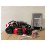 PowerSmart Gas Lawn Mower 21", 144 cc OHV Engine 3-in-1 Push Mower with Bagging
