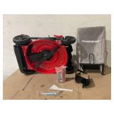 PowerSmart Gas Lawn Mower 21", 144 cc OHV Engine 3-in-1 Push Mower with Bagging