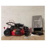 PowerSmart Gas Lawn Mower 21", 144 cc OHV Engine 3-in-1 Push Mower with Bagging