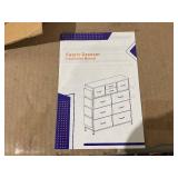 GIKPAL 10 Drawer Dresser, Chest of Drawers for Bedroom with Side Pockets and Hooks