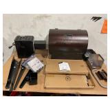 KingChii 456 SQ.IN Wood Pellet Grill Smoker with Auto Temperature Control for Outdoor RV BBQ