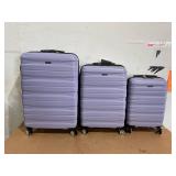 3PCS Tricomp Hardshell Suitcase Set: Lightweight Spinner Luggage - TSA-Approved Carry-Ons
