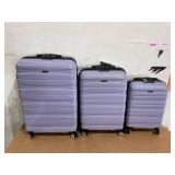 3PCS Tricomp Hardshell Suitcase Set: Lightweight Spinner Luggage - TSA-Approved Carry-Ons
