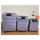 3PCS Tricomp Hardshell Suitcase Set: Lightweight Spinner Luggage - TSA-Approved Carry-Ons