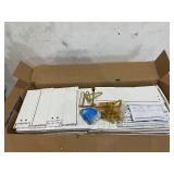 White Dresser for Bedroom, 6 Drawer Dresser with Gold Pulls and Legs, Wide Large Modern White and Gold Dresser