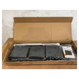 REAHOME 10 Drawer Dresser for Bedroom Fabric Storage Tower Wide Black Dresser
