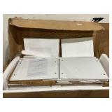Finetones 8 Drawers White Dresser, Large 8 Drawer Dresser with Exquisite Glass Door