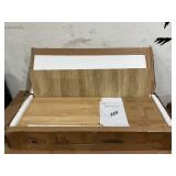 TAN FCH Catrimown Buffet Cabinet, Rattan Sideboard Storage Cabinet