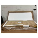 TAN FCH Catrimown Buffet Cabinet, Rattan Sideboard Storage Cabinet