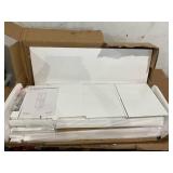Homfa Bathroom Storage Cabinet, White Linen Cabinet, Narrow Tall Cabinet Storage Tower with Door and Drawer