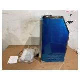 Zokop ZK-150 120V 495W 150lbs/68kg/24h Ice Maker Stainless Steel Transparent