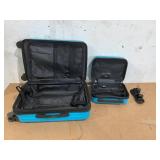 2PCS Travel Arim Carry On Luggage 22x14x9 Airline Approved, Carry On Suitcase with Wheels