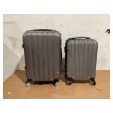 2PCS UBesGoo ABS Luggage Sets Hardside Spinner Lightweight Durable Spinner Suitcase