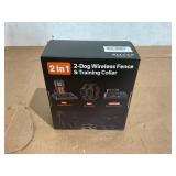 NEWCE 2-in-1 Wireless Electric Dog Fence 2 Dogs System & Dog Training Collar with Remote Wireless Containment System