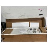PAPROOS TV Stand for TVs up to 55", High Gloss TV Cabinet with LED Light, Modern TV Console Table with Storage Drawers