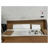 PAPROOS TV Stand for TVs up to 55", High Gloss TV Cabinet with LED Light, Modern TV Console Table with Storage Drawers