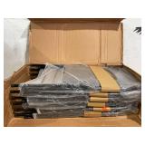 6PCS Black Folding Chairs with Padded Cushion and Back for Outdoor Indoor Portable Stackable